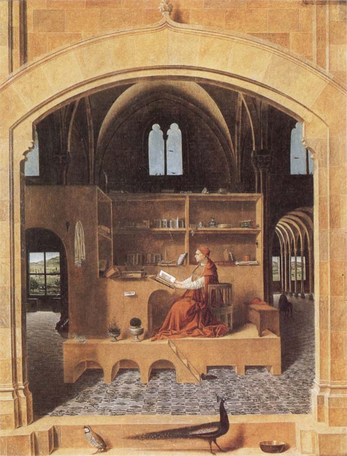 Antonello da Messina St Jerome in His Study